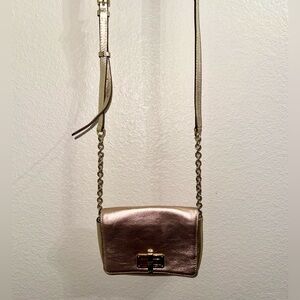 Diane Von Furstenberg‎ Metallic Gold Crossbody Bag